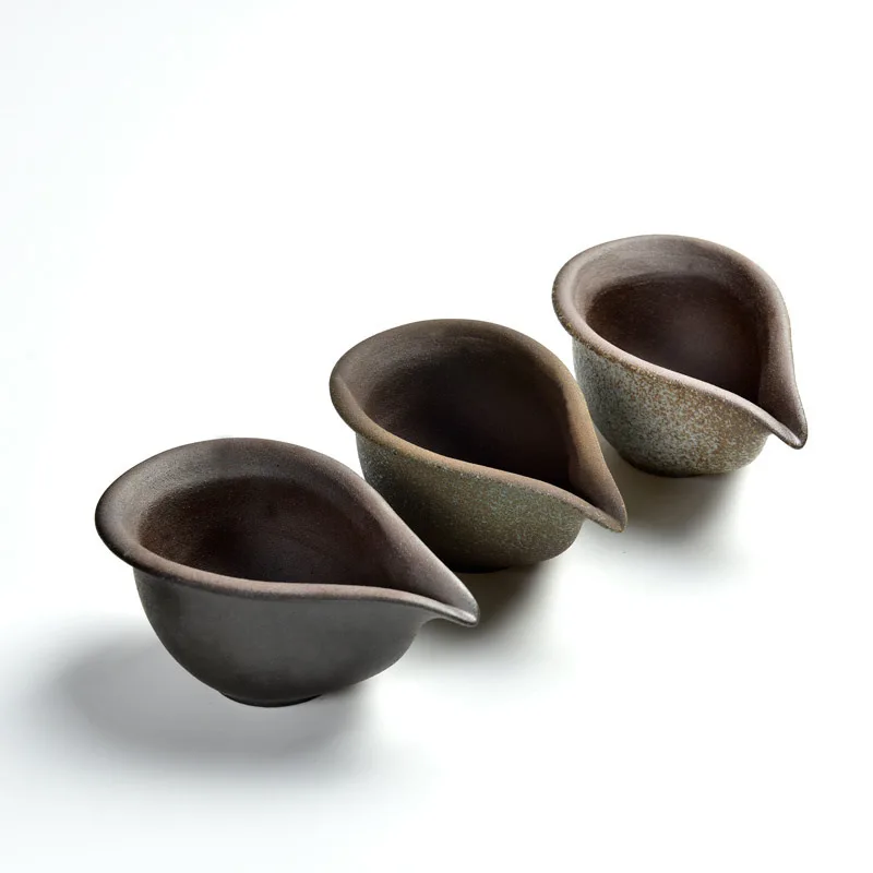 Japanese Fair Cup Tea Set Kiln-Fired Ceramic Tea Sea Gong Dao Bei Even Cup with Elegant Sea-Themed Design