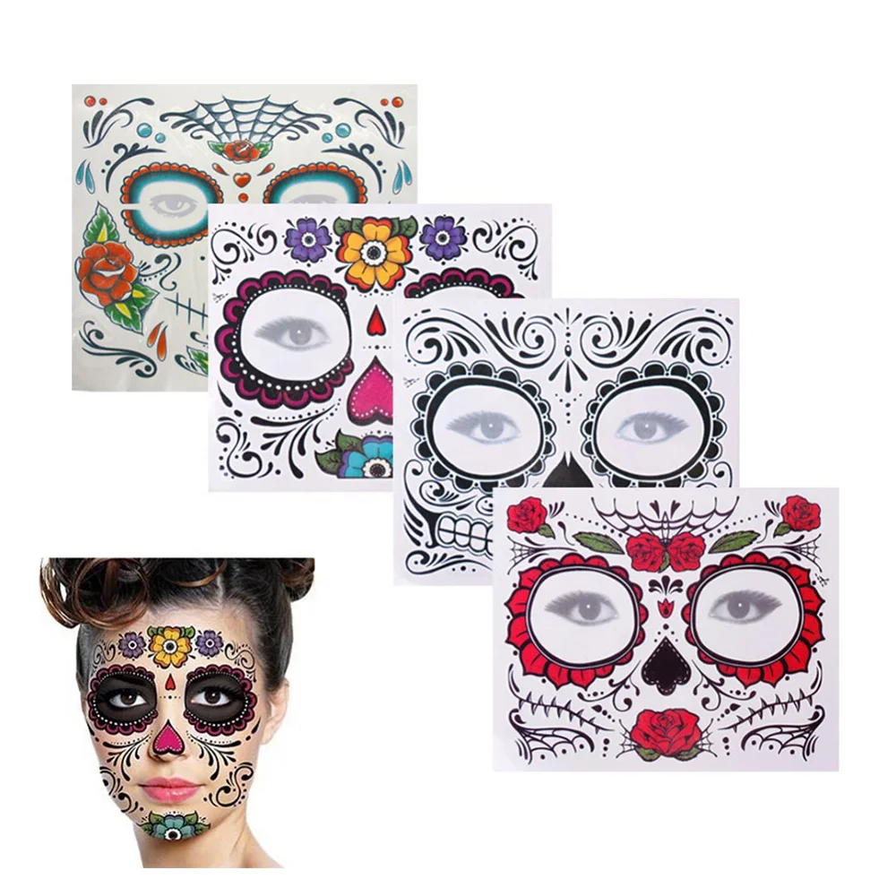 

Beauty Makeup Halloween Eyeshadow Waterproof Temporary Face Tattoo sticker