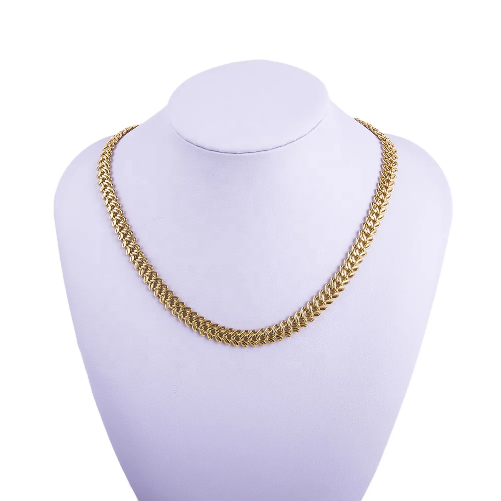 

Custom necklace heavy male gold chain Cuban chain, Golden