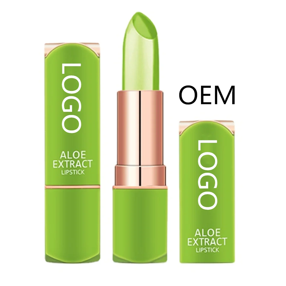 

Natural makeup Vegan Lipgloss Aloe Vera Lipstick Jelly Lipstick OEM private label lipstick