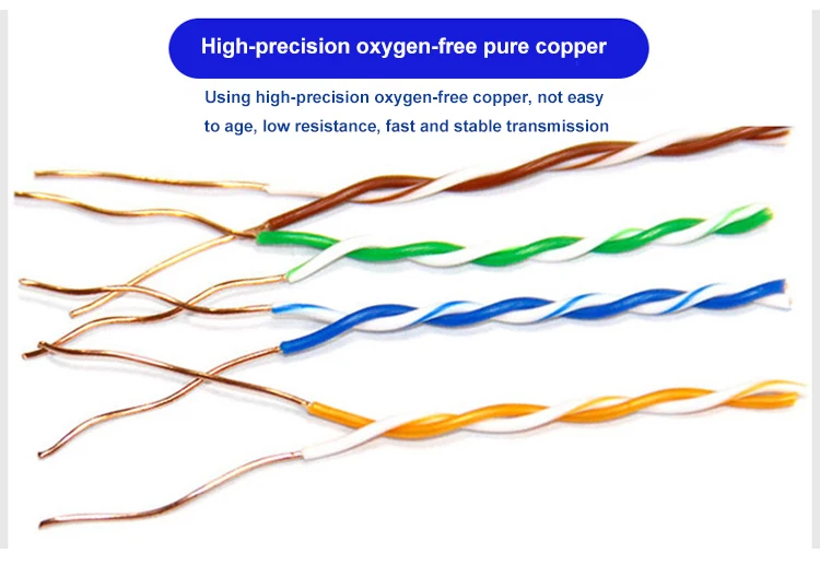 high quality copper cat6 network ethernet data lan cable - ANKUX.COM