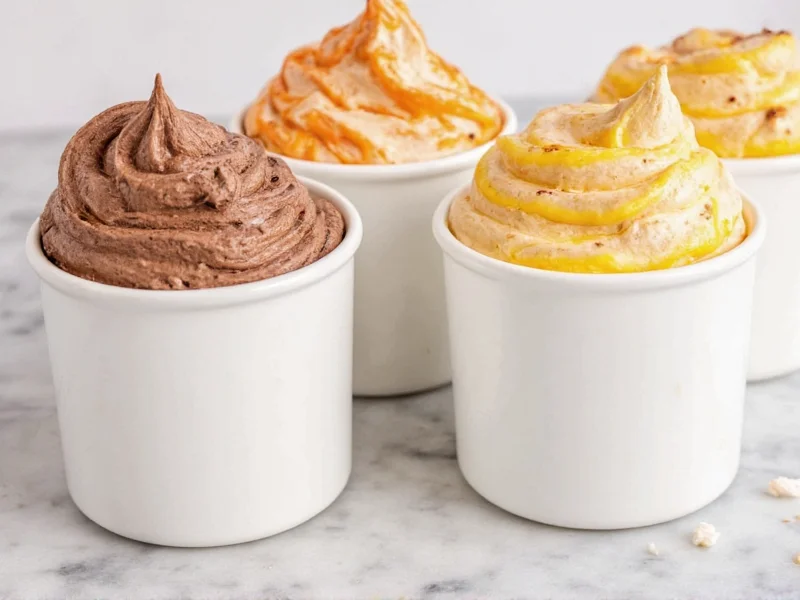 Homemade marshmallow fluff swirls in chocolate and citrus variations