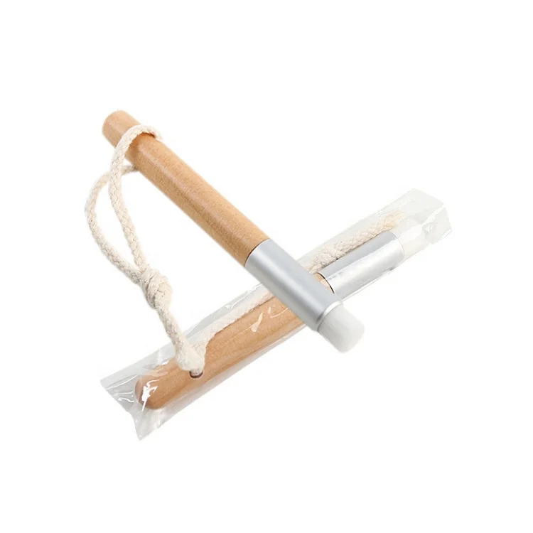 

High Quality Peel Off Blackhead Brush Remover Tool, Nose Pore Deep Cleaning Brush, Raw wood