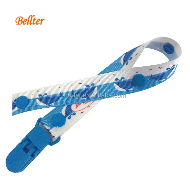 Universal Fit Printed Baby Pacifier Holder Clips Universal Holder Leash