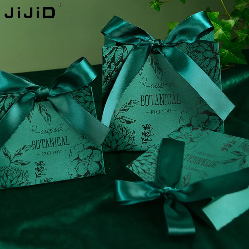 

JIJID Eco Friendly Products 2023 Wedding Favors Folding Mini Gift Cardboard Paper Box Packaging Candle With Custom Printing