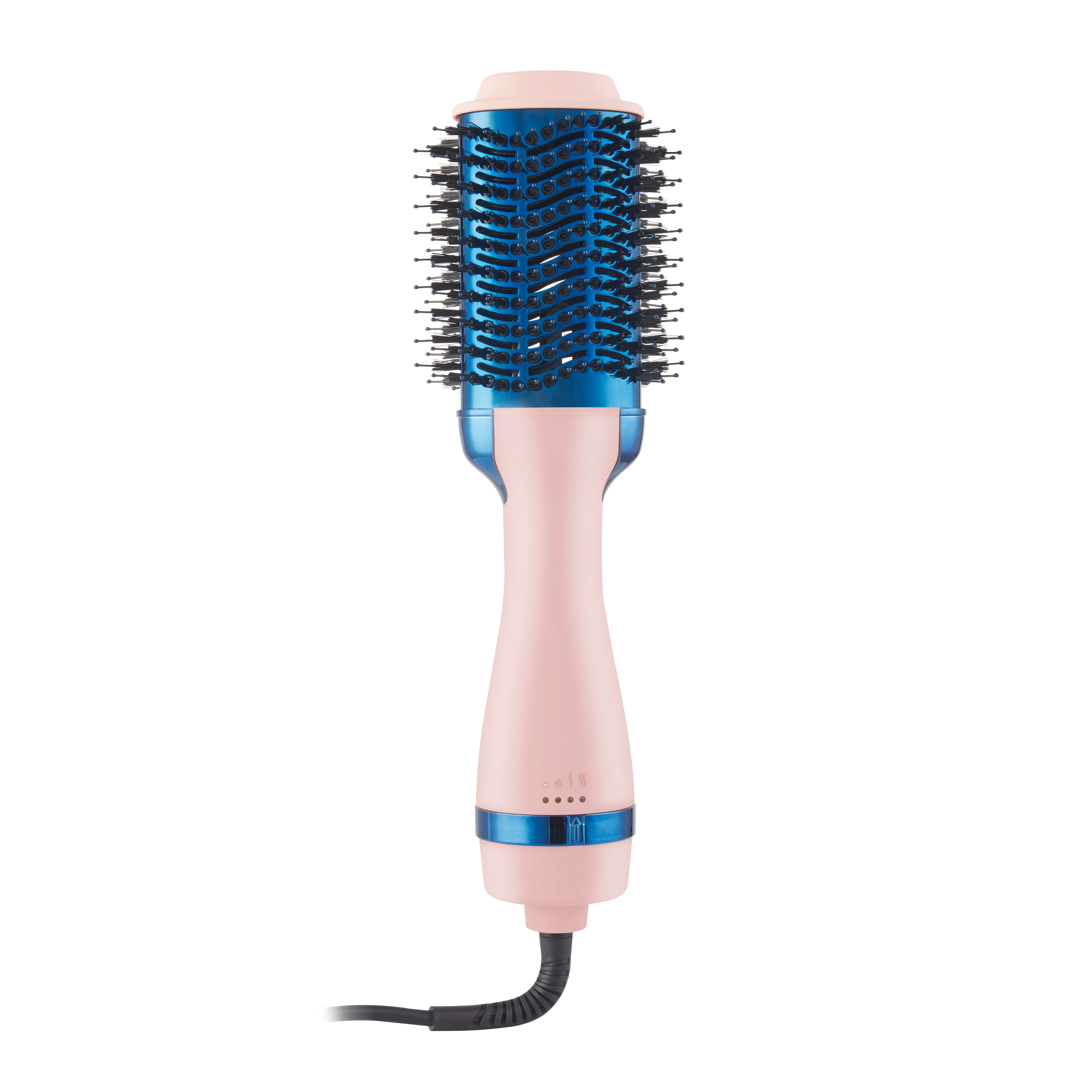 

2021 Best Selling Air hot comb electric brush hair dryer 3 in 1, Pink+blue