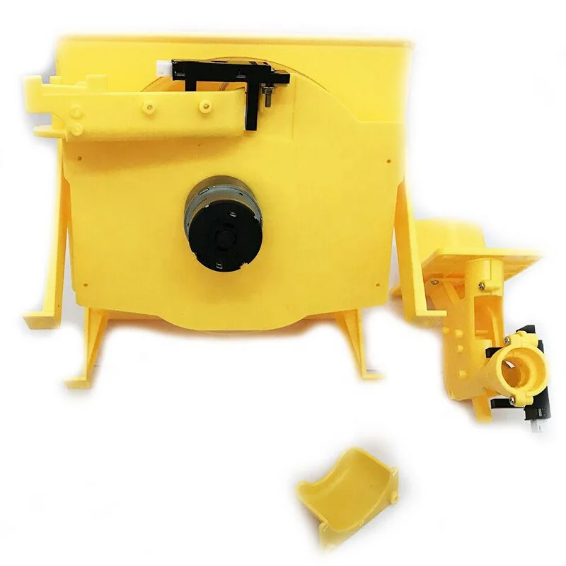 

Arcade cabinet parts PC material 8 hole coin hopper pinball machine coin hopper, Yellow