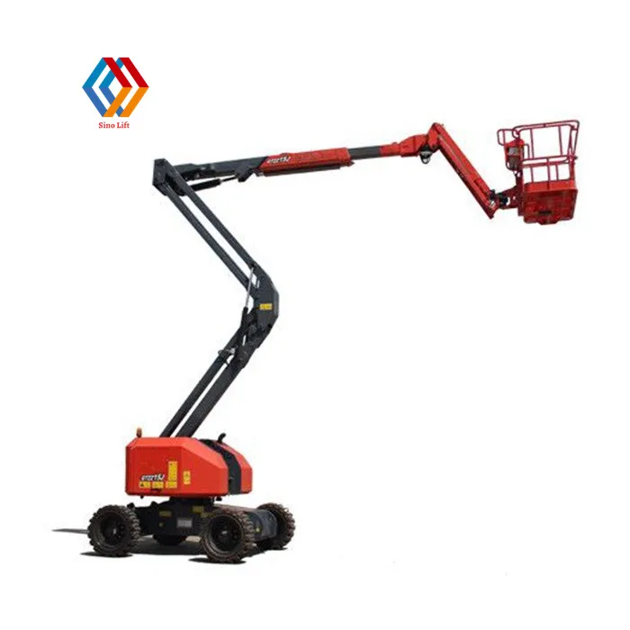 Fold Arm Boom Selfpropelled Boom Lift Platform Cherry Picker Hydraulic
