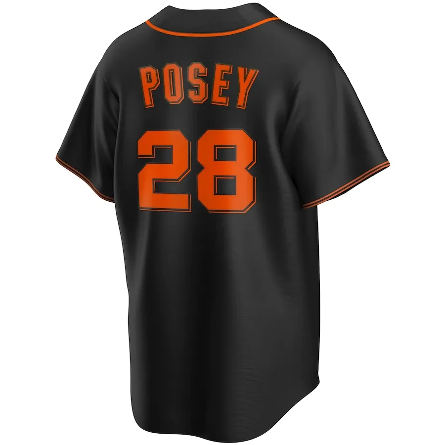 

Customize Men's San Francisco City Baseball Jersey #28 Buster Posey Cheap White Stitched Giant Uniform High Quality