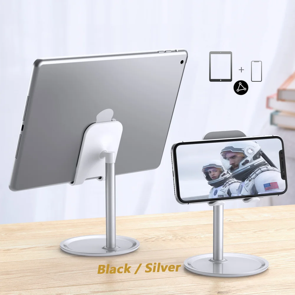 

Free Shipping 1 Sample OK Universal Smartphones Tablets Adjustable Angles Desk Phone Holder Stand Custom Accept