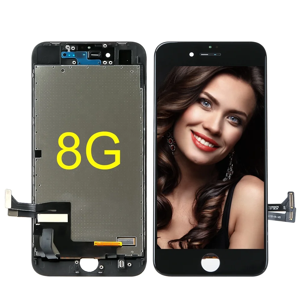 

Electronic Components Lcd Screen Display 6 Plus 7 8 Black Digitizer Touch Panel For Iphone X