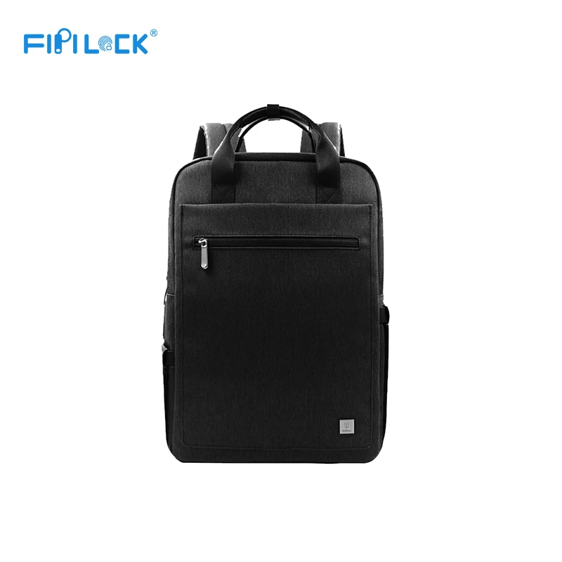 

Waterproof Fingerprint Men's Business Laptop Backpack Custom Man Backpack, Black