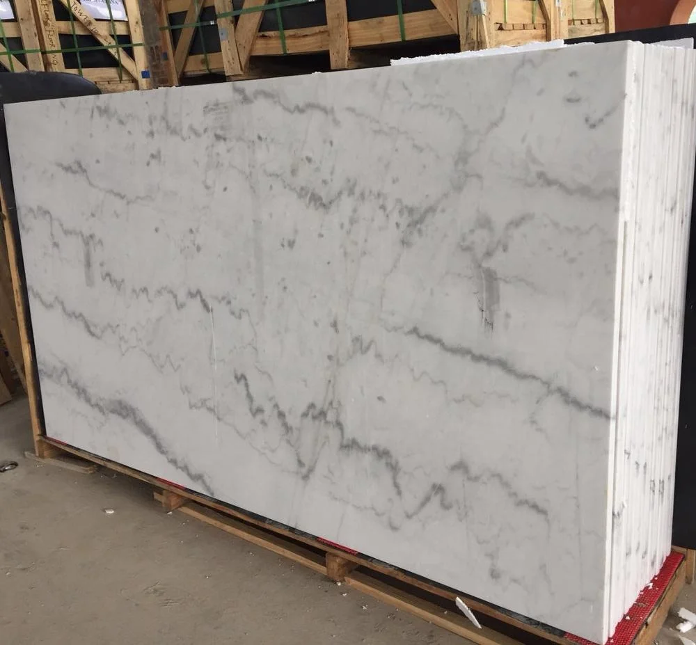 China Guangxi White Dolomite Marble Countertops Kitchen Tops