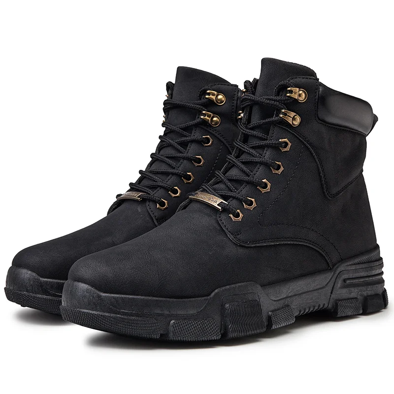 

army safety shoes military desert boots suede camouflage military canvas shoes boots wholesale, Black+brown