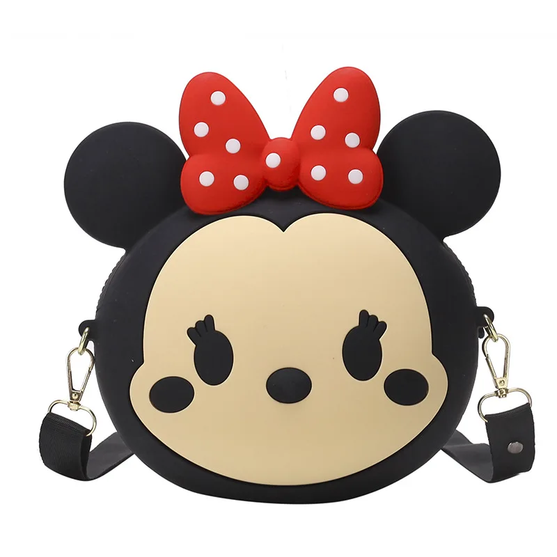 

mini cute minnie head purse silicone kids minnie mouse purse charms multiple colors mickey head mouse coin purse for girls woman