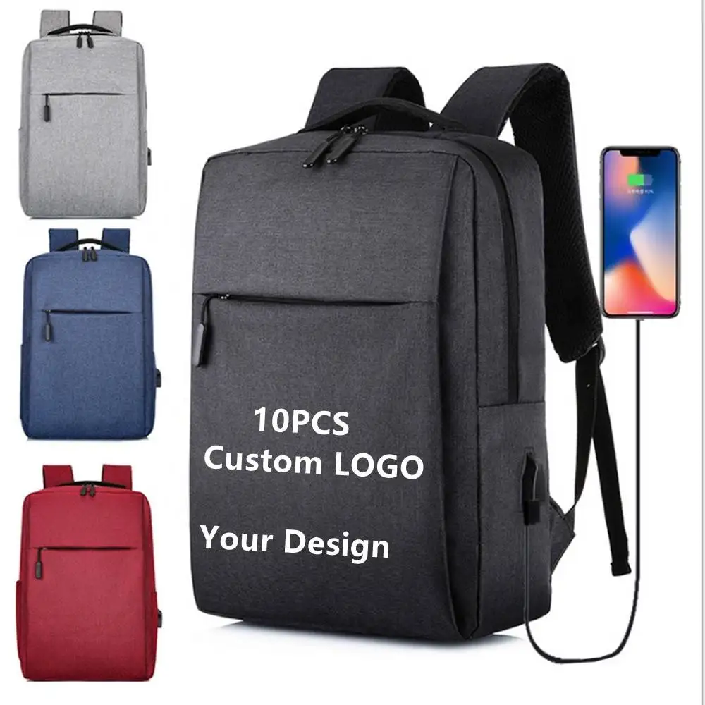 

kalanta Factory Wholesale Cheap Price Polyester anti-theft Back pack Bags Travel Business Laptops Backpack With USB Charger Port, Customized color