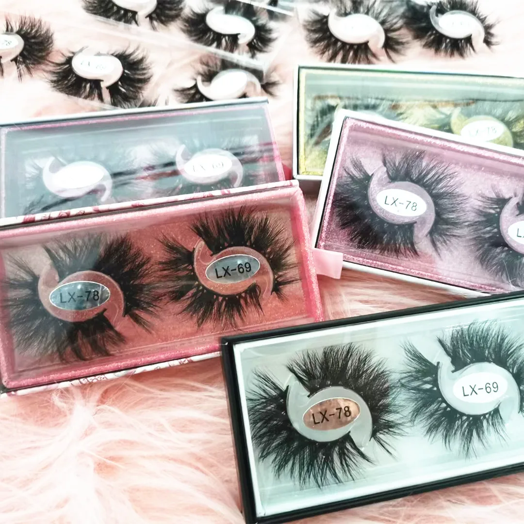 

2021 New style 100% real Siberian mink eyelashes wholesale in los angeles best mink 3d lashes