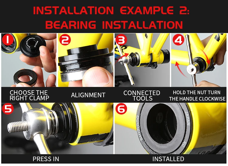 Bottom Bracket Install Removal Kit Bicycle BB Bearing Press Tool BB86/30/92/PF30 