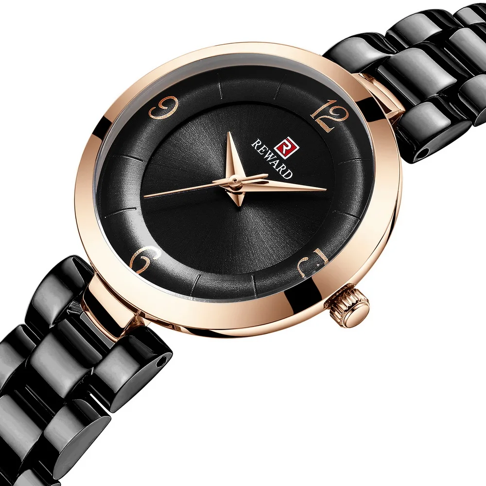

REWARD Custom Logo Ladies Bracelet Watches Luxury Brand Delicate Women Fashion Steel Strap Quartz Watch Relogio Feminino OEM