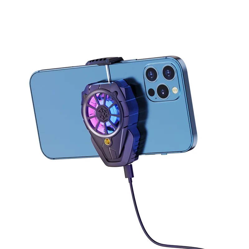 

K1 Air Cooler Fan for Mobile Phone Fast Cooling Rgb Cooling Pad for Smartphone Playing Game Pubg