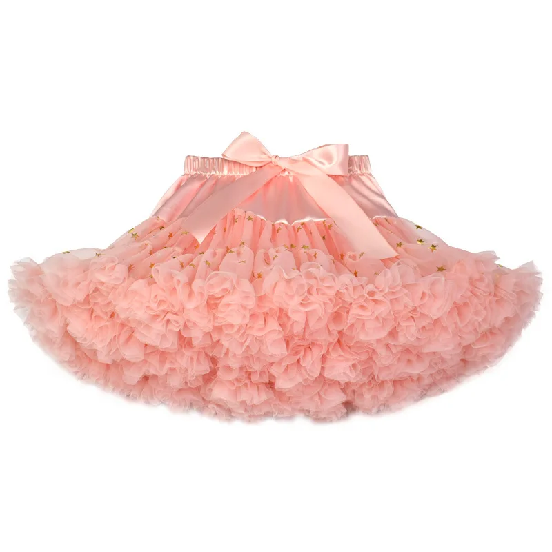 

Autumn and winter children's clothing children's pettiskirt star net yarn skirt fluffy princess skirt