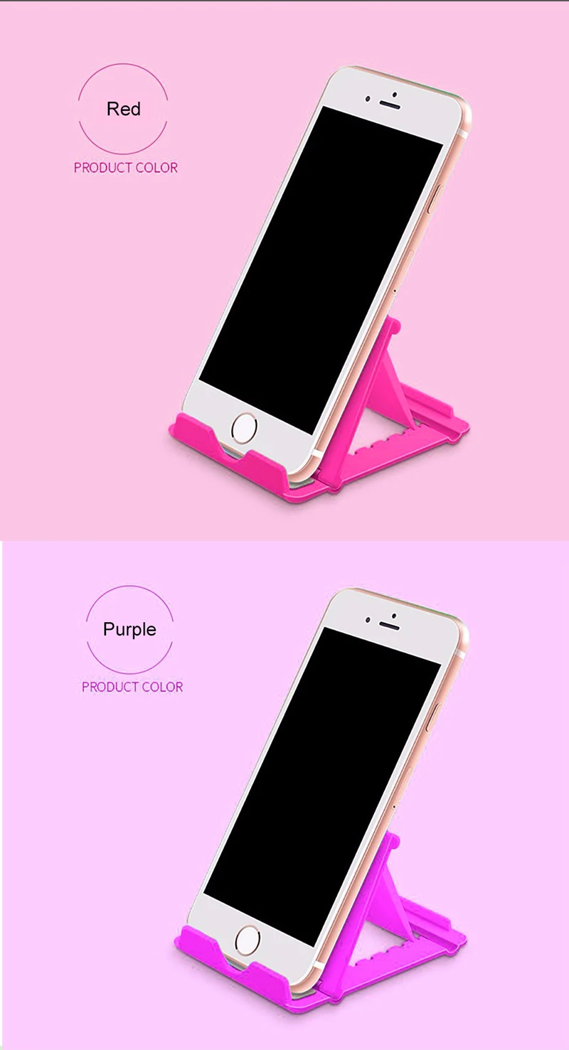 Desk Phone Holder for iPhone Universal Stands Foldable Phone Holder for Samsung Galaxy S8 Tablet Your Mobile Phone Holder