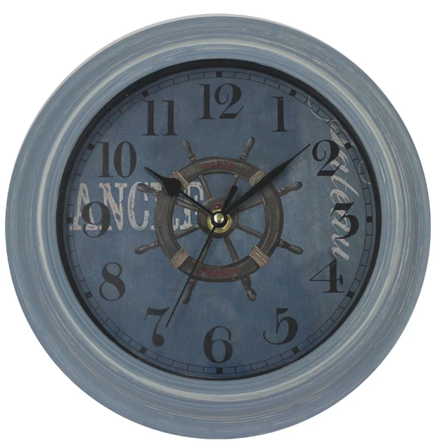 

European Custom Modern Home Decorative Plastic Wall Clock for Living Room