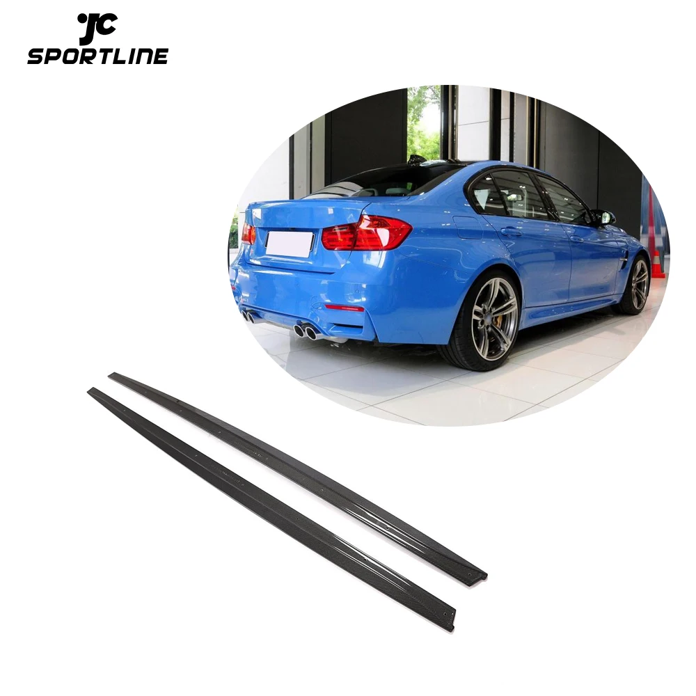 

JCSportline Carbon Fiber F80 M3 Side Skirts Splitter for BMW 3 Series F80 M3 Base Sedan 4-Door 2014-2019