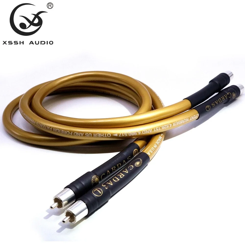 

YIVO XSSH RCA to RCA Silver Plated Hi-end Power Amplifier OFC Pure Copper Wire 10mm 2RCA to2 RCA Audio Cable Line, Pictures shows optional or customize