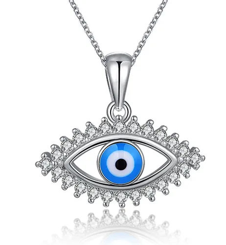 

enamel craft silver pendant eye jewelry 925 sterling silver for jewelry making