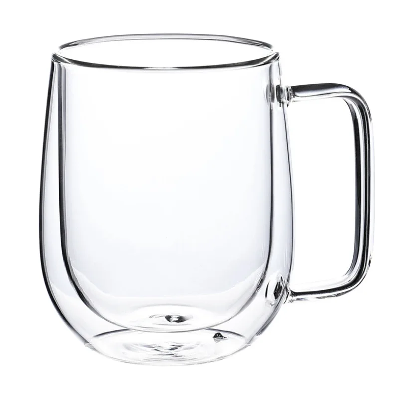 

Factory Direct Sale Glass Expresso Cups Double Wall Heat Resistant with Handle