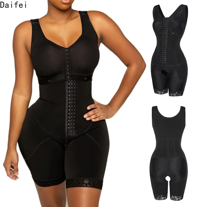 

Bbl Post Op Surgery Stage 2 3 Bbl High Compression Garment Columbian Moldeadora Full Body Shaper Colombianas Fajas For Women, Black.nude
