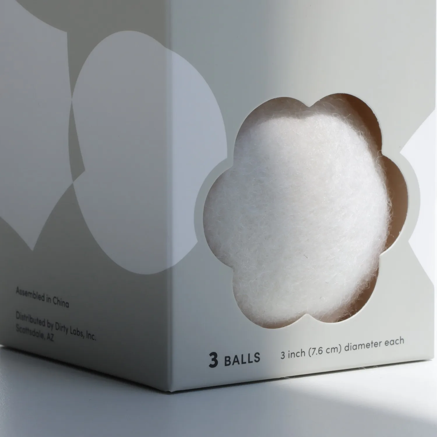 Color box pack wool felt balls design variation