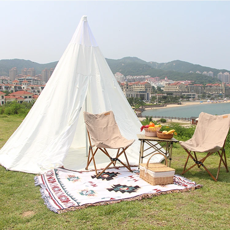 

Play Family Trekking Easy Setup Tent Outdoor Sleepover Luxury A-Frame Ronde Tent Camping Lawn Tent