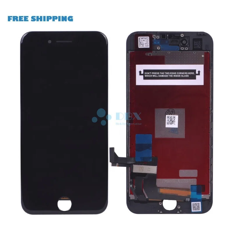 

Free shipping DA quality Replacement Lcd digitizer lcd screen For Iphone 7 Plus, Black or white