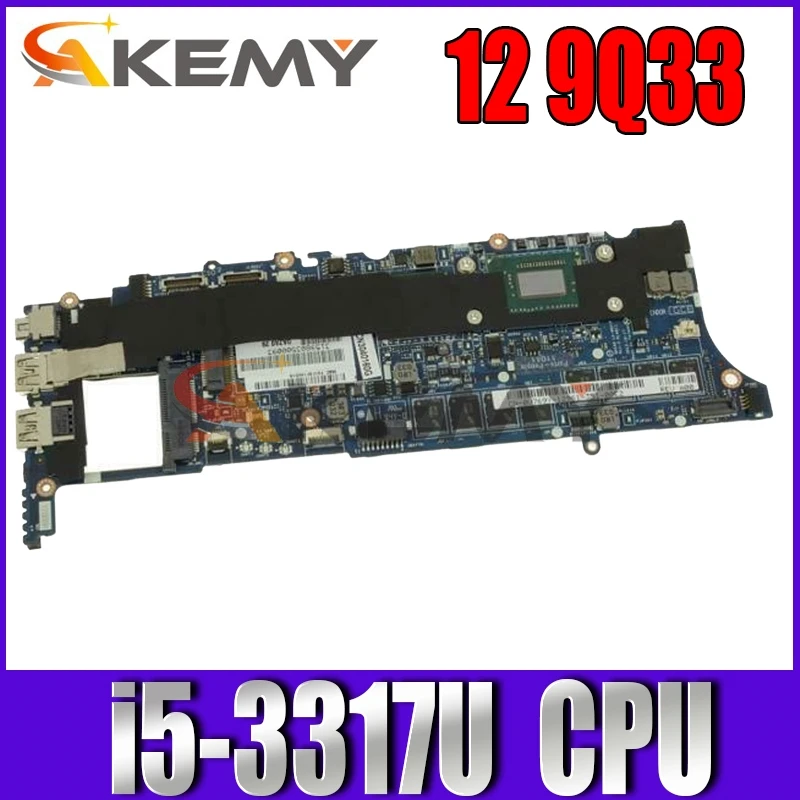 

For DELL XPS 12 9Q33 Laptop Motherboard SR0N8 i5-3317U CPU With CN-020Y8C 020Y8C 20Y8C LA-8821P 100% working well