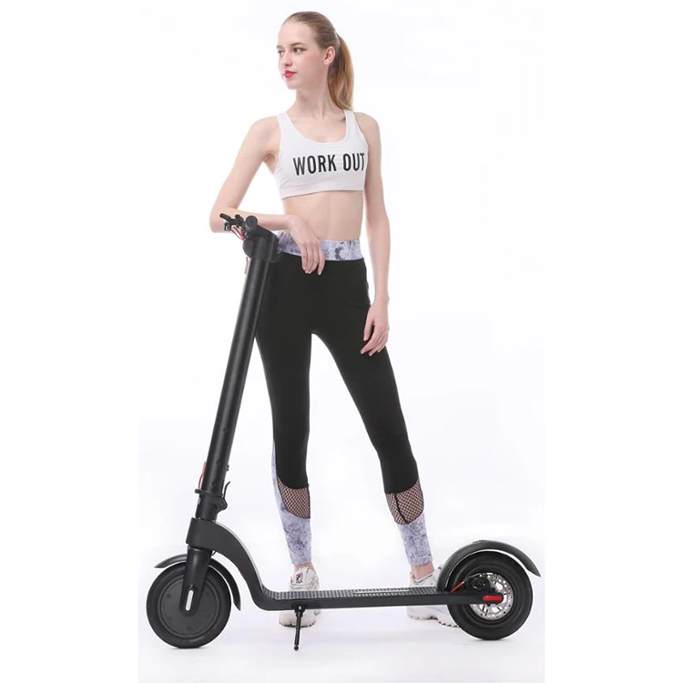 

350w 25km /h Foldable E Scooter 10 Inch X7 Angell Electric Scooter Electric Scooters For Adults