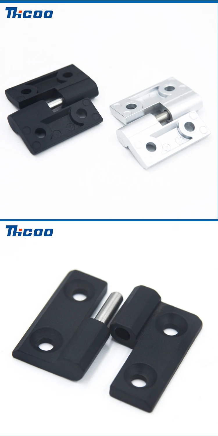 Steel Door Lock Hinges Zinc Alloy Black Coated