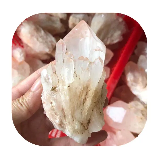 

wholesale natural crystal mineral raw stone pineapple quartz cluster rough raw stone for decoration