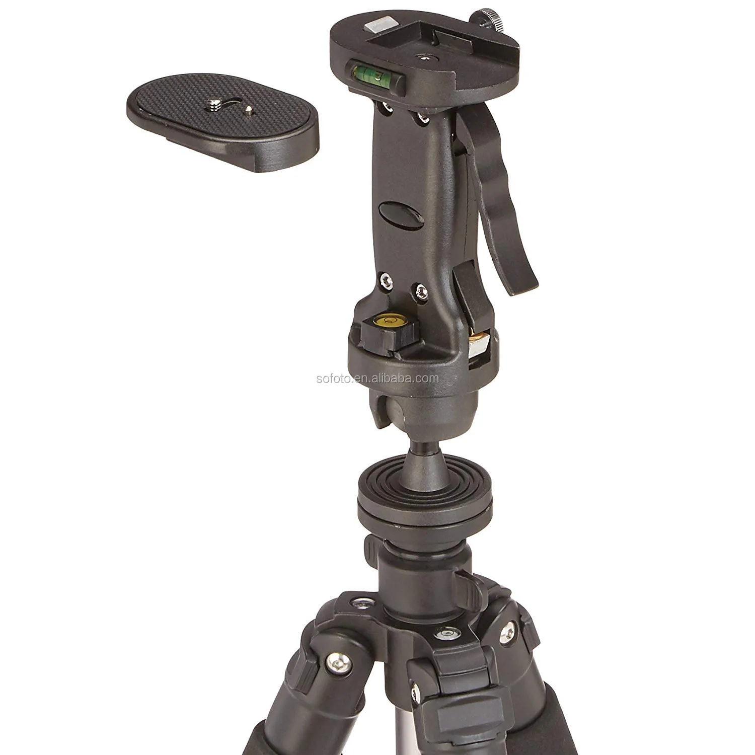 70 Inch Vertical Pistol Grip Ball Head Tripod Amazon Basics Camera