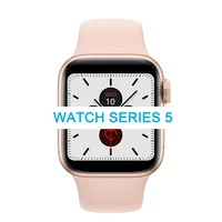 

Wholesale waterproof series 5 smartwatch wristwatches health fitness bluetooth iwo12 w55 smart watch for apple watch series 5 44