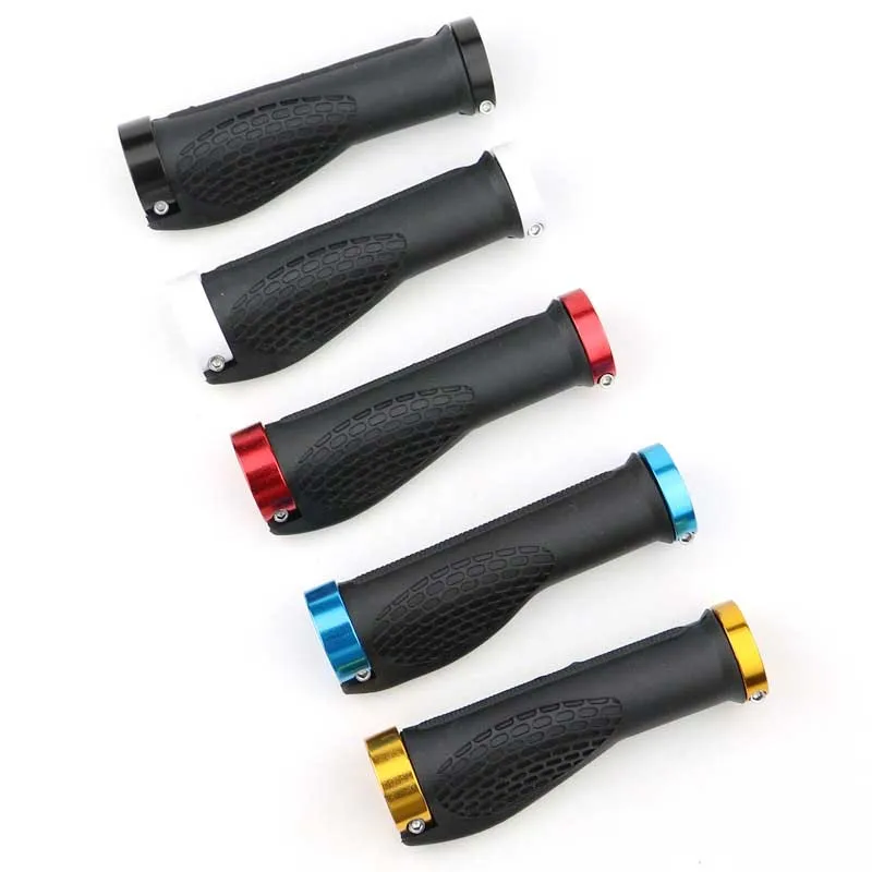 

Bilateral Lock Training Mountain Riding Equipment Bicycle Anti Slip Handle Bar Grip Cover Cycling Rubber Vice, 5 color