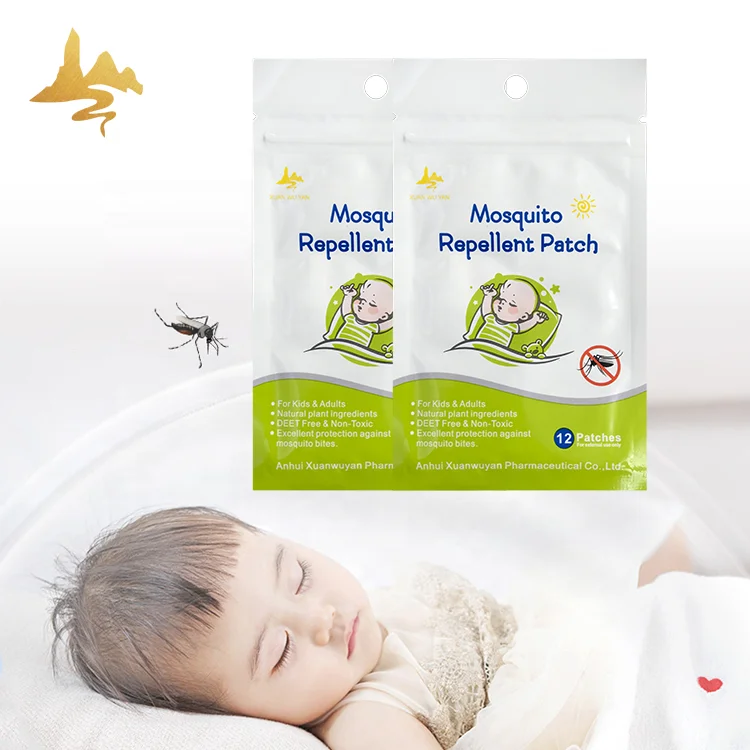 

Wholesale Suppliers Cheep Price Stickers Herbal Ingredients Kids Mosquito Repellent Patch, Skin color/white