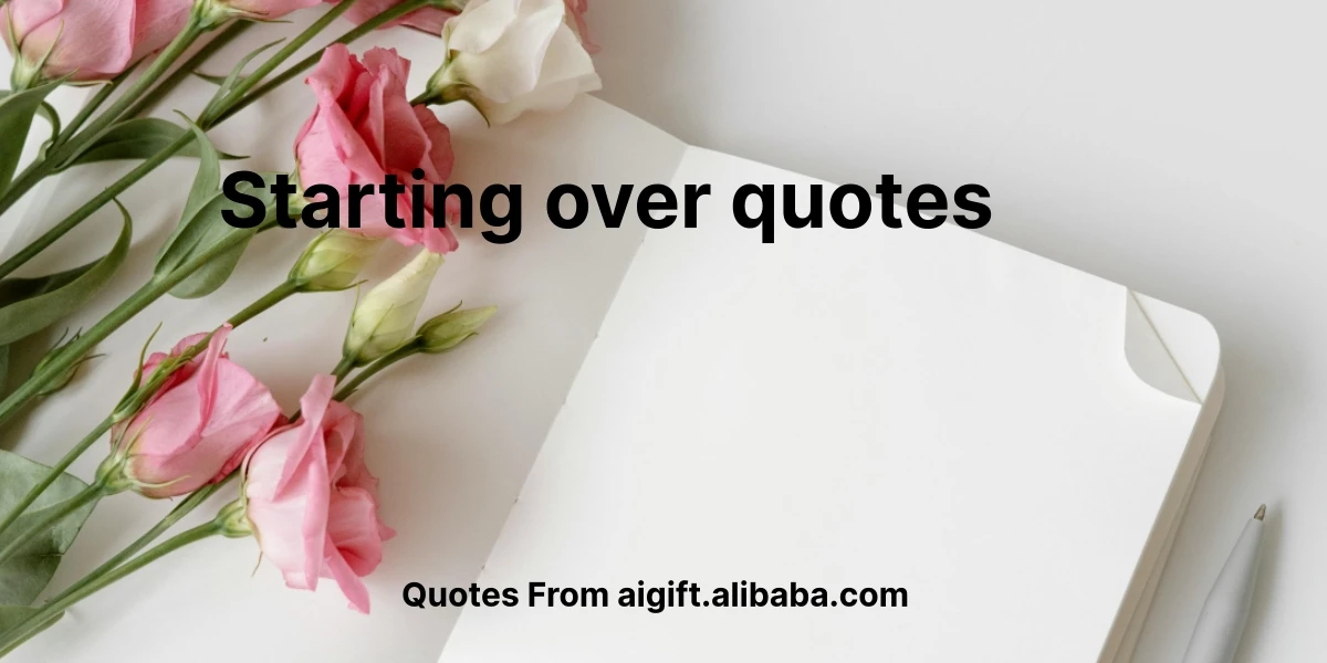 starting over quotes