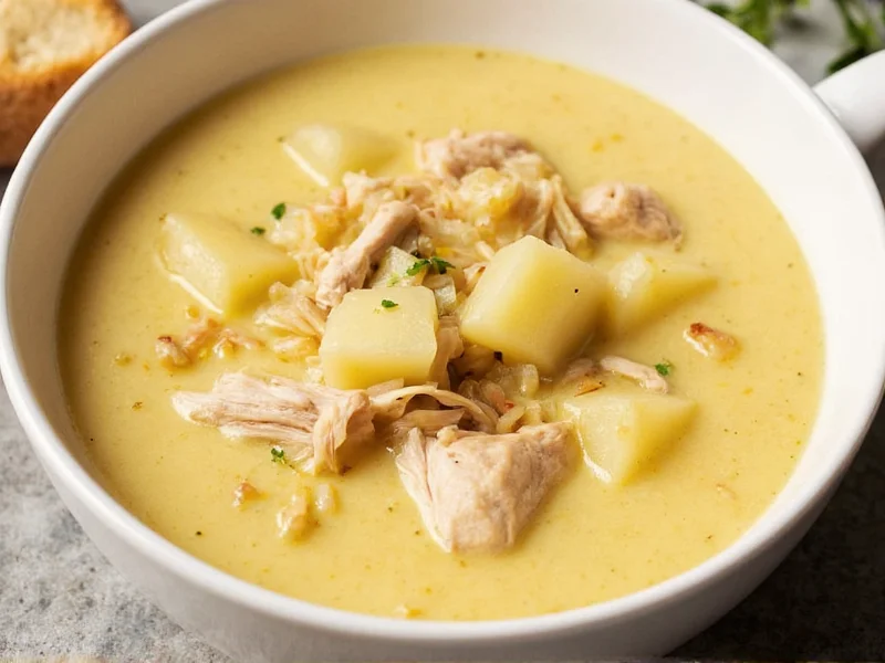 Perfect Creamy Chicken and Potato Soup Recipe | Homemade Guide