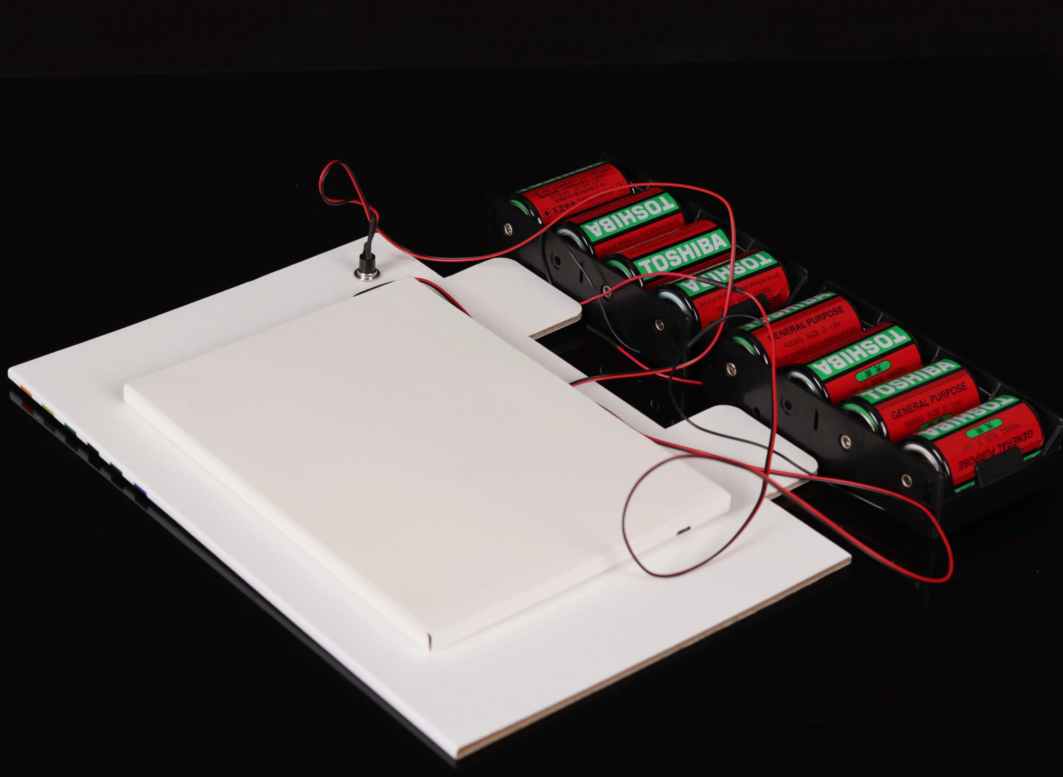 Paperclip Display Custom Supermarket Retail Paper Display Box with LCD