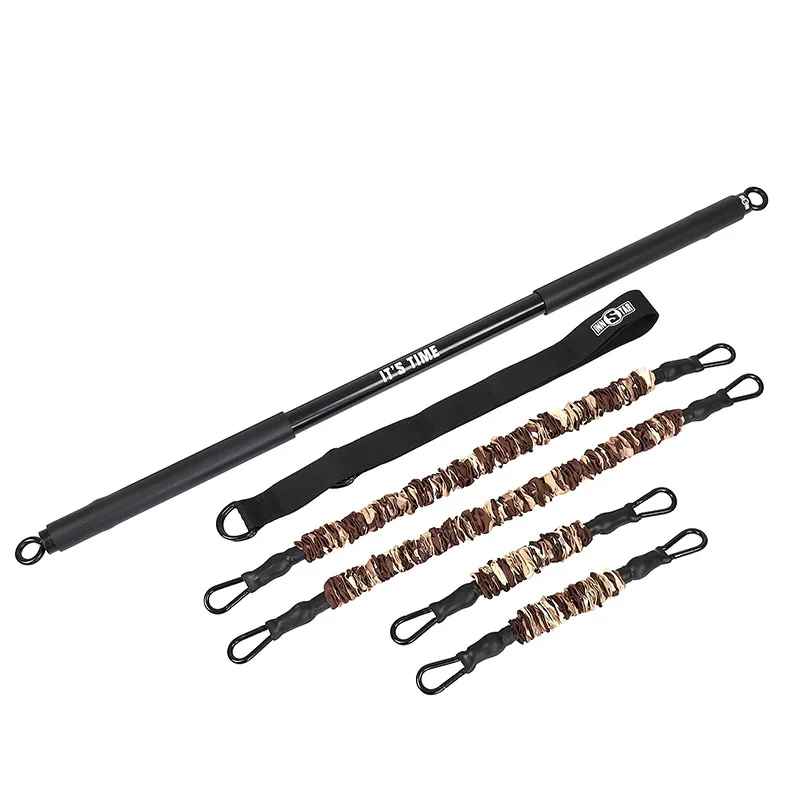 

INNSTAR Custom Print Gym Fitness High Quality Latex Resistance Band Set/Stretch Training Tube with Bar
