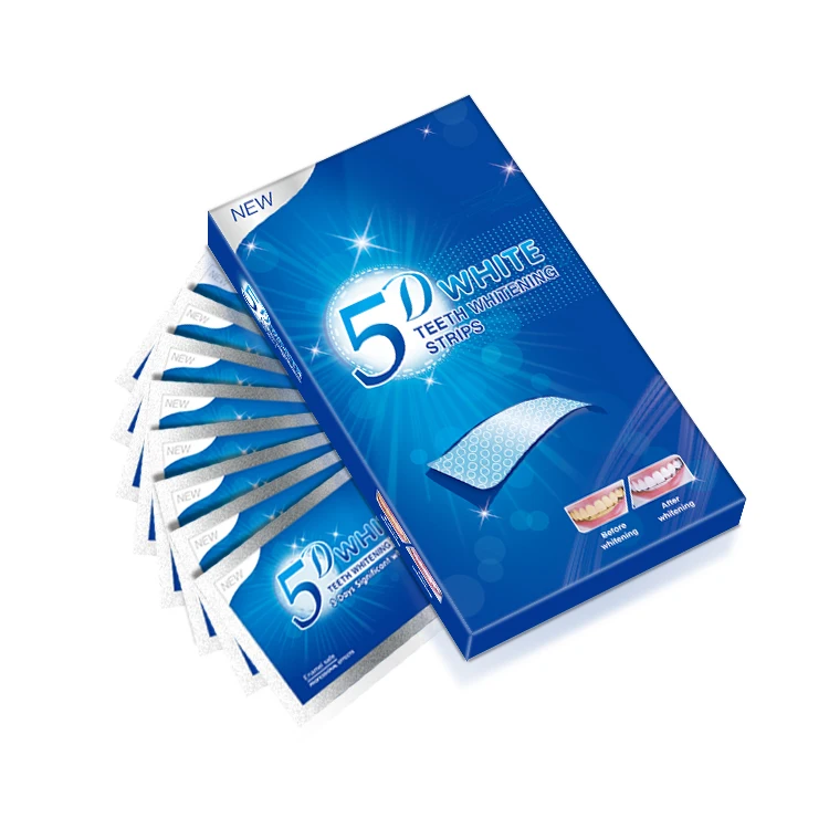 

Best sales Non Peroxide 28 Packs Mint Flavor 5D Pro Effective Teeth Whitening Strips