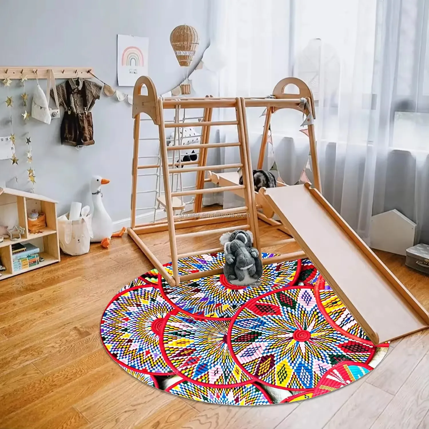 Wholesale Custom Any Design Ethiopian Traditional Habesha Anti-slip Mat Beautiful Ethiopia Rug for Your Coffee Ceremony Party