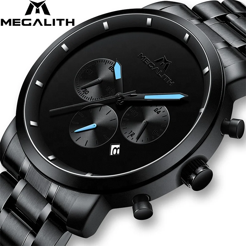 

Reloj De Hombre Megalith Factory Wholesale Price Wristwatch New Design Brand Private Label Wrist Custom Logo Men Quartz Watches